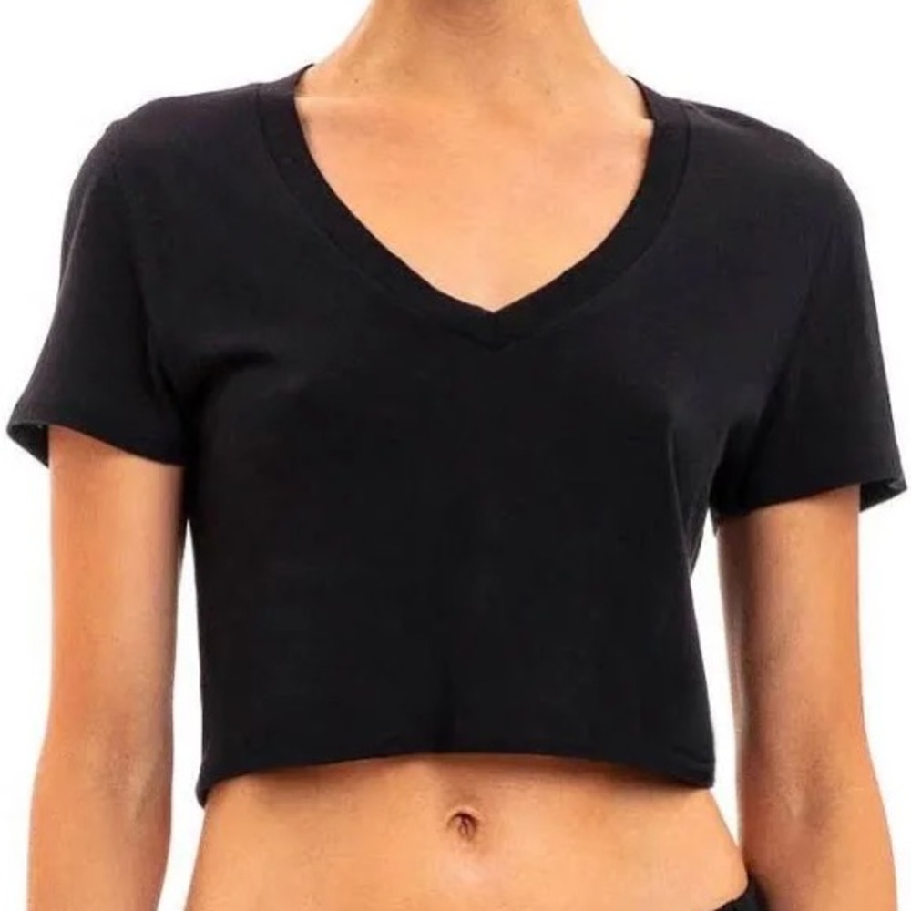 Eterne V neck crop top